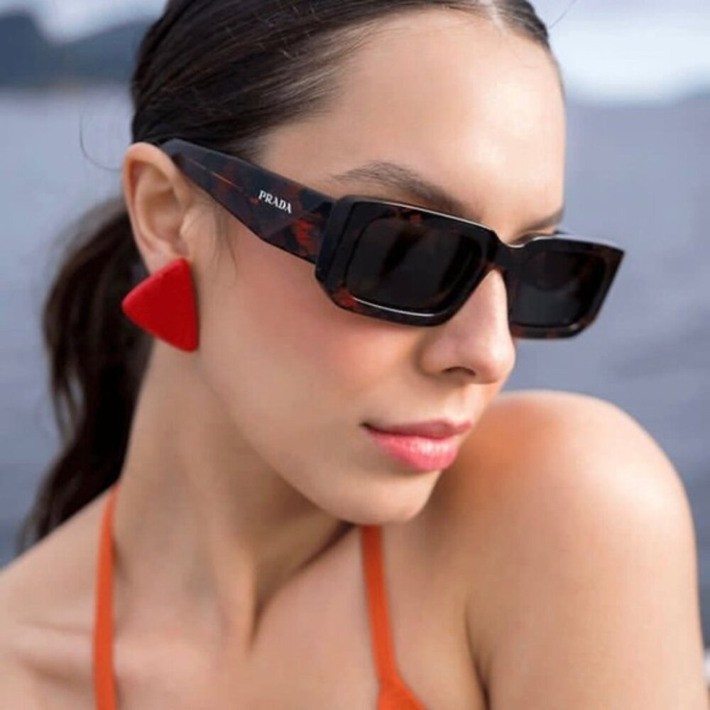 Prada Abstract Rectangular Sunglasses NWT - image 2